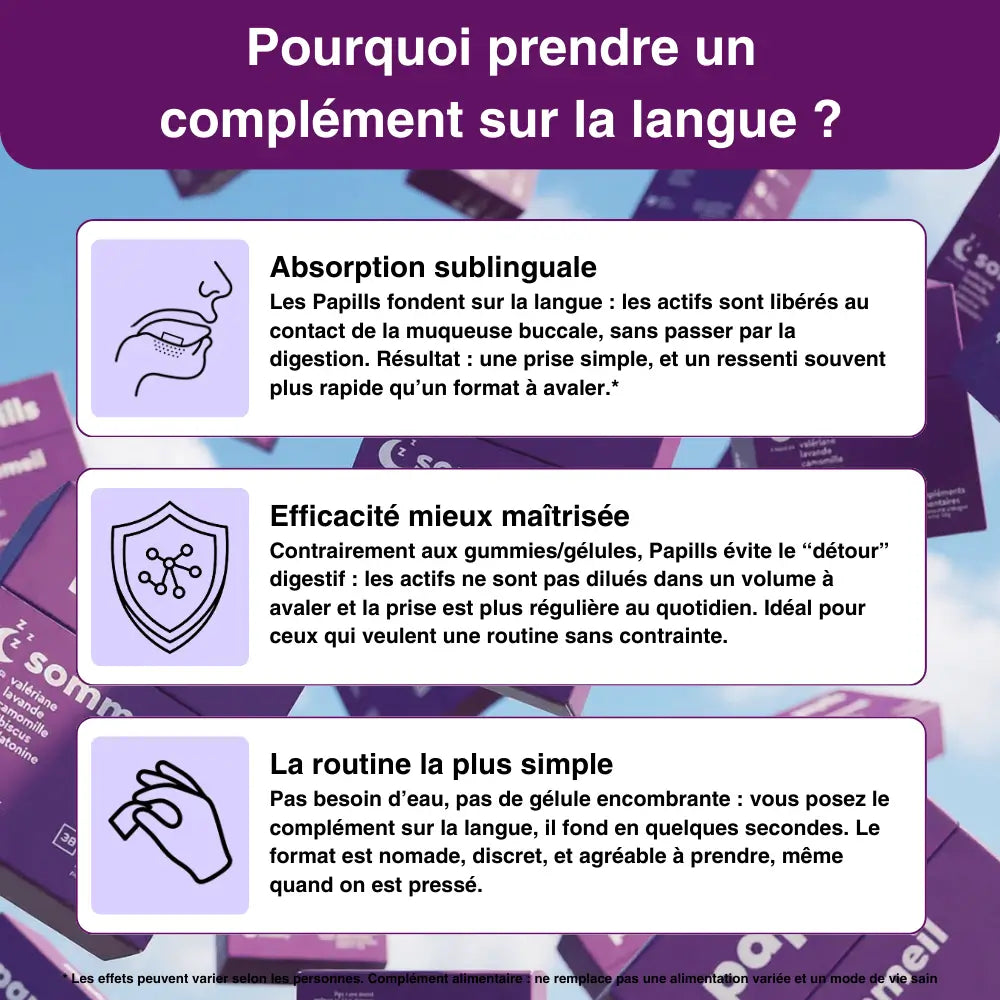 Papills Sommeil